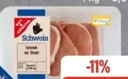 Edeka Frischemarkt Gut & Günstig Kotelett vom Schwein Angebot