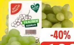 Edeka Frischemarkt Gut & Günstig Tafeltrauben Angebot