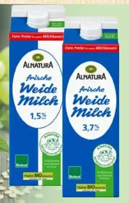 Edeka Alnatura Frische Bio Milch Angebot
