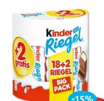 Budni Ferrero Kinder Riegel Big Pack Angebot