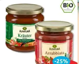 Budni Alnatura Bio-Tomatensauce Kräuter Angebot