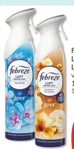 Budni Febreze Lenor Aprilfrisch Lufterfrischer-Spray Angebot