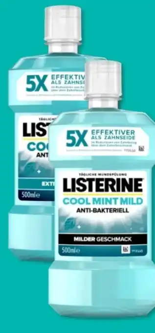 Budni Listerine Mundspülung Cool Mint Angebot