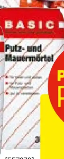 Hellweg Basic Putz-und Mauermörtel Angebot