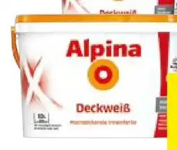 Hellweg Alpina Innenfarbe Deckweiß Angebot