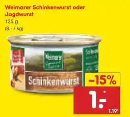 Netto Marken-Discount Weimarer Thüringer Schinkenwurst Angebot