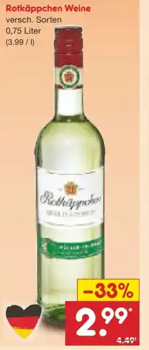 Netto Marken-Discount Rotkäppchen Müller-Thurgau Angebot