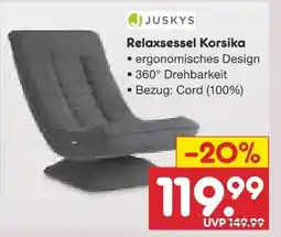 Netto Marken-Discount Juskys Relaxsessel Korsika Angebot