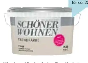 Hellweg Schöner Wohnen Wand- und Deckenfarbe Trendfarbe Angebot