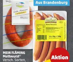 PENNY mein Fläming Grobe Mettwurst Angebot