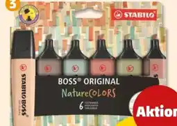 PENNY Stabilo Textmarker Boss Original Naturecolors Angebot