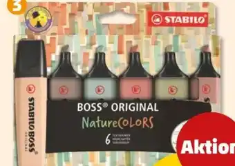 PENNY Stabilo Textmarker Boss Original Naturecolors Angebot