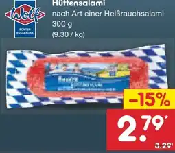Netto Marken-Discount Wolf Hüttensalami Angebot
