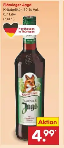 Netto Marken-Discount Fläminger Jagd Likör Angebot