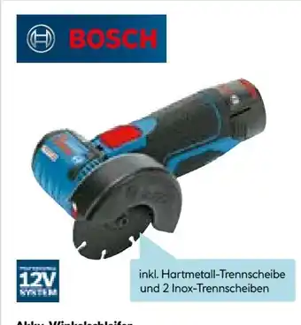 Hellweg Bosch Akku-Winkelschleifer GWS 12V-76 EC Solo Angebot