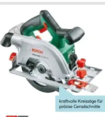 Hellweg Bosch Akku-Handkreissäge UniversalCirc 18V-53 Angebot