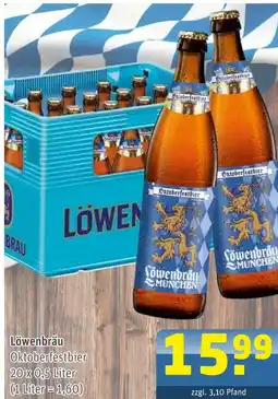 Getränke Arena Löwenbräu oktoberfestbier Angebot
