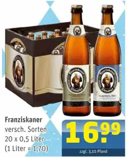 Getränke Arena Franziskaner versch. sorten Angebot
