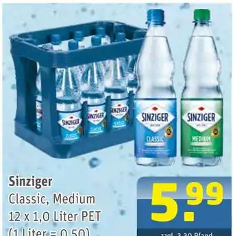 Getränke Arena Sinziger classic Angebot