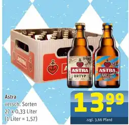 Getränke Arena Astra urtyp Angebot