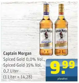 Getränke Arena Captain morgan spiced gold Angebot