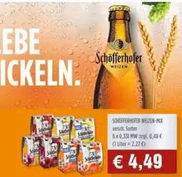 Getränke Arena Schöfferhofer weizen-mix Angebot
