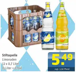 Getränke Arena Stiftsquelle limonaden Angebot