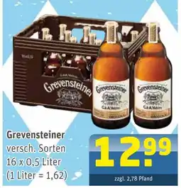 Getränke Arena Grevensteiner versch. sorten Angebot