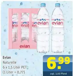 Getränke Arena Evian naturelle Angebot