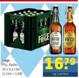 Getränke Arena Fiege pils Angebot