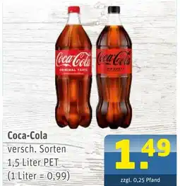 Getränke Arena Coca-cola original taste Angebot