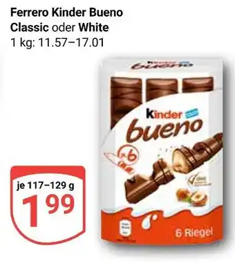 Globus Ferrero kinder bueno classic Angebot