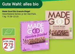Globus Made good bio granola-riegel chocolate drizzled Angebot