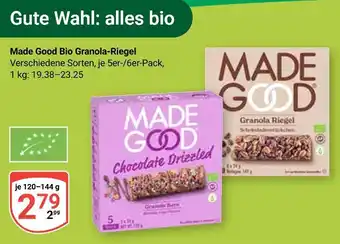 Globus Made good bio granola-riegel chocolate drizzled Angebot