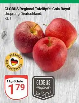 Globus Globus regional tafeläpfel gala royal Angebot