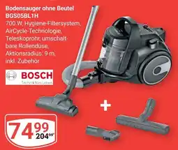 Globus Bosch bodenstaubsauger ohne beutel bgs05bl1h Angebot