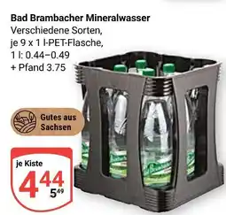 Globus Bad brambacher mineralwasser Angebot