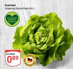Globus Kopfsalat Angebot