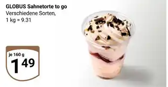 Globus Globus sahnetorte to go Angebot