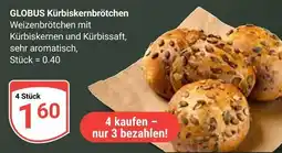 Globus Globus kürbiskernbrötchen Angebot
