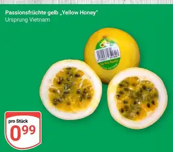 Globus Passionsfrüchte gelb yellow honey Angebot