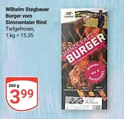 Globus Wilhelm stegbauer burger vom simmentaler rind Angebot