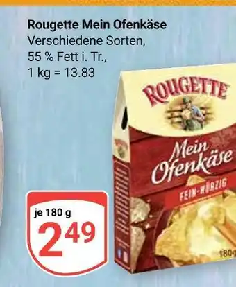 Globus Rougette mein ofenkäse Angebot