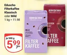 Globus Eduscho filterkaffee klassisch Angebot