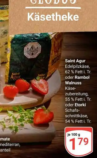 Globus Saint agur edelpilzkäse Angebot