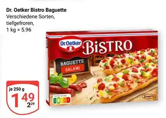 Globus Dr. oetker bistro baguette Angebot