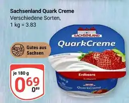 Globus Sachsenland quark creme erdbeere Angebot