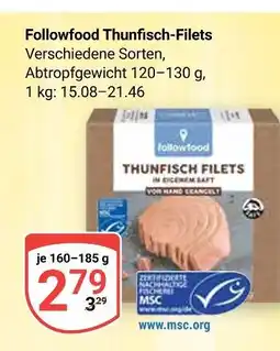 Globus Followfood thunfisch-filets Angebot