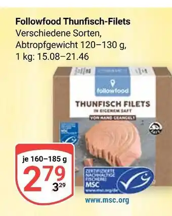 Globus Followfood thunfisch-filets Angebot