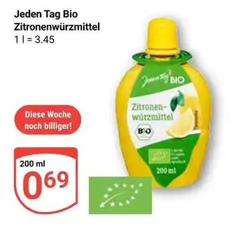 Globus Jeden tag bio zitronenwürzmittel Angebot